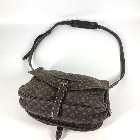 LOUIS VUITTON Saumur 30 Crossbody Shoulder Bag Monogram Mini Lin - Picture 6 of 14